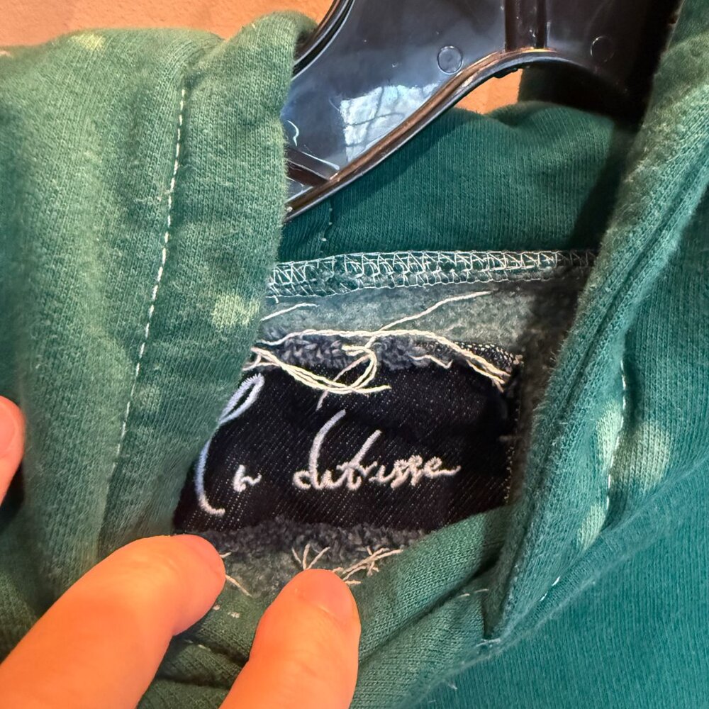 La Detresse Green Hoodie View 3
